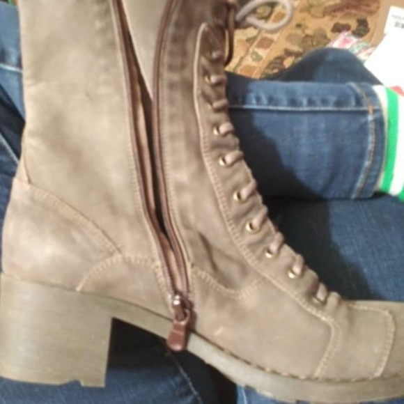 NeroGiardini Grey combat boots size 38 - Picture 5 of 5